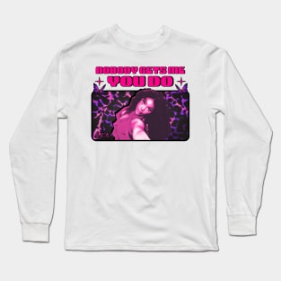 SZA - Nobody Gets Me You Do - Vintage Y2K Style Long Sleeve T-Shirt